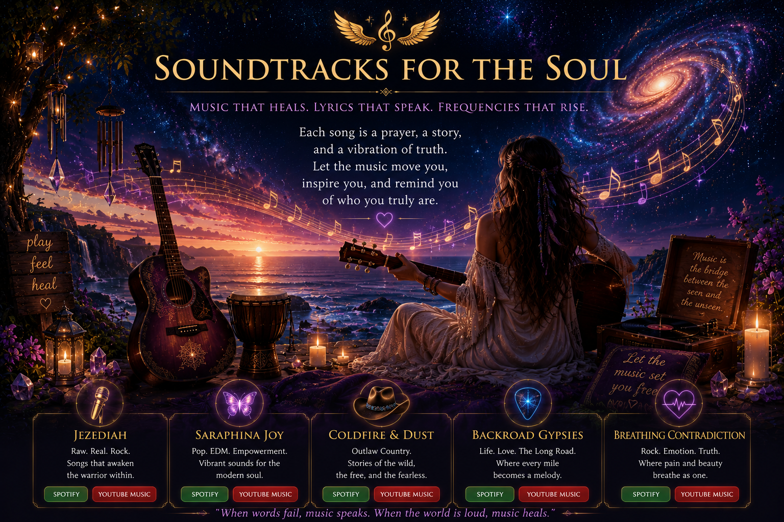 Soundtracks for the Soul, original music and creative expression